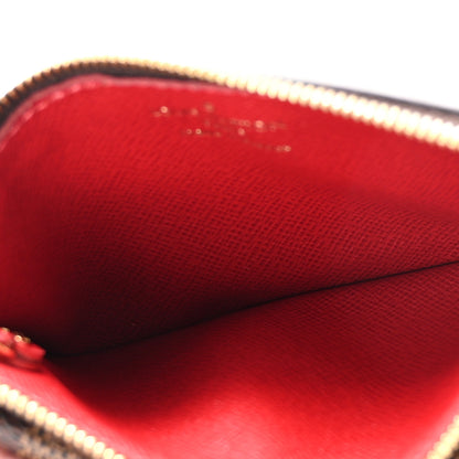 Louis Vuitton Damier Ebene Recto Verso Card Holder Red 5 of 6