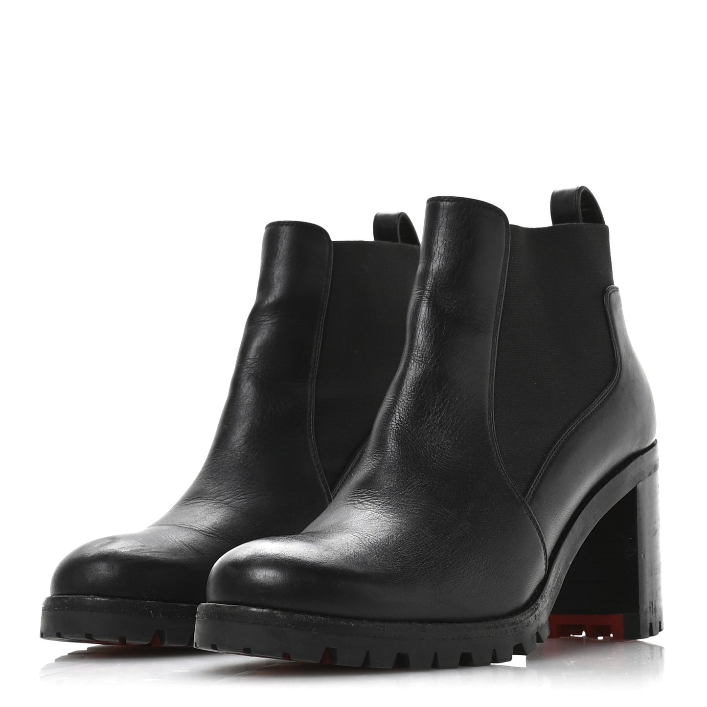 Calfskin Marchacroche 70 Chelsea Boots 36 Black