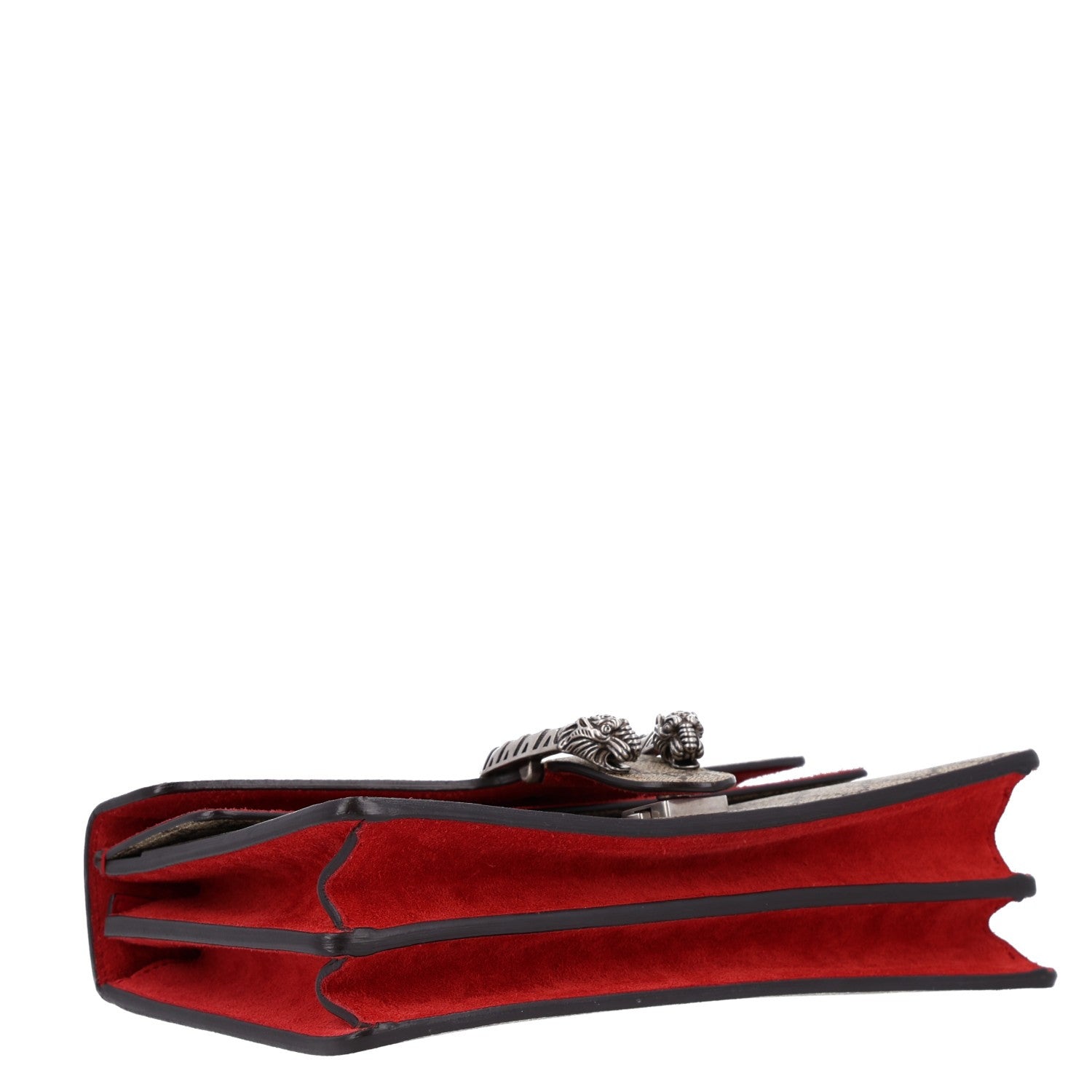Gucci GG Supreme Monogram Small Dionysus Shoulder Bag Red 3 of 9
