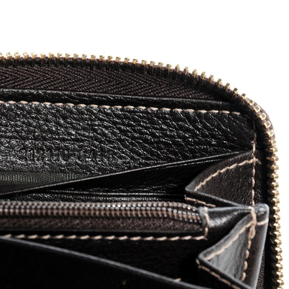 Gucci Guccissima GG Pierce Zip Around Wallet Dark Brown 6 of 7
