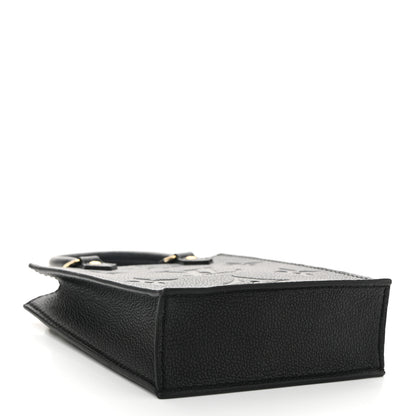 Louis Vuitton Empreinte Monogram Giant Petit Sac Plat Black 4 of 9