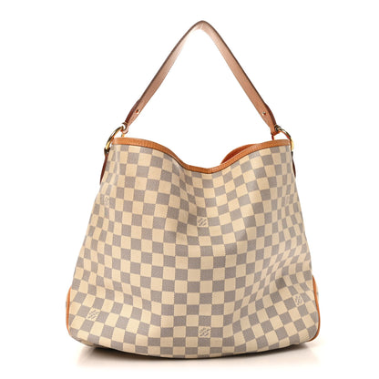 Louis Vuitton Damier Azur Delightful MM Pink 1 of 9