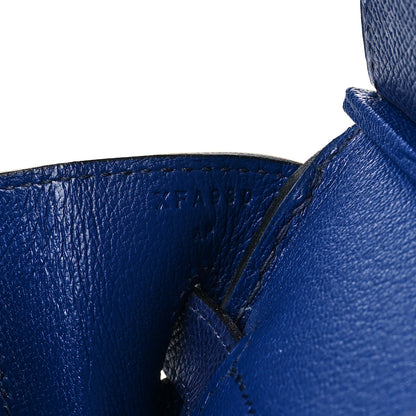 Hermes Epsom Birkin 30 Bleu Saphir 7 of 15