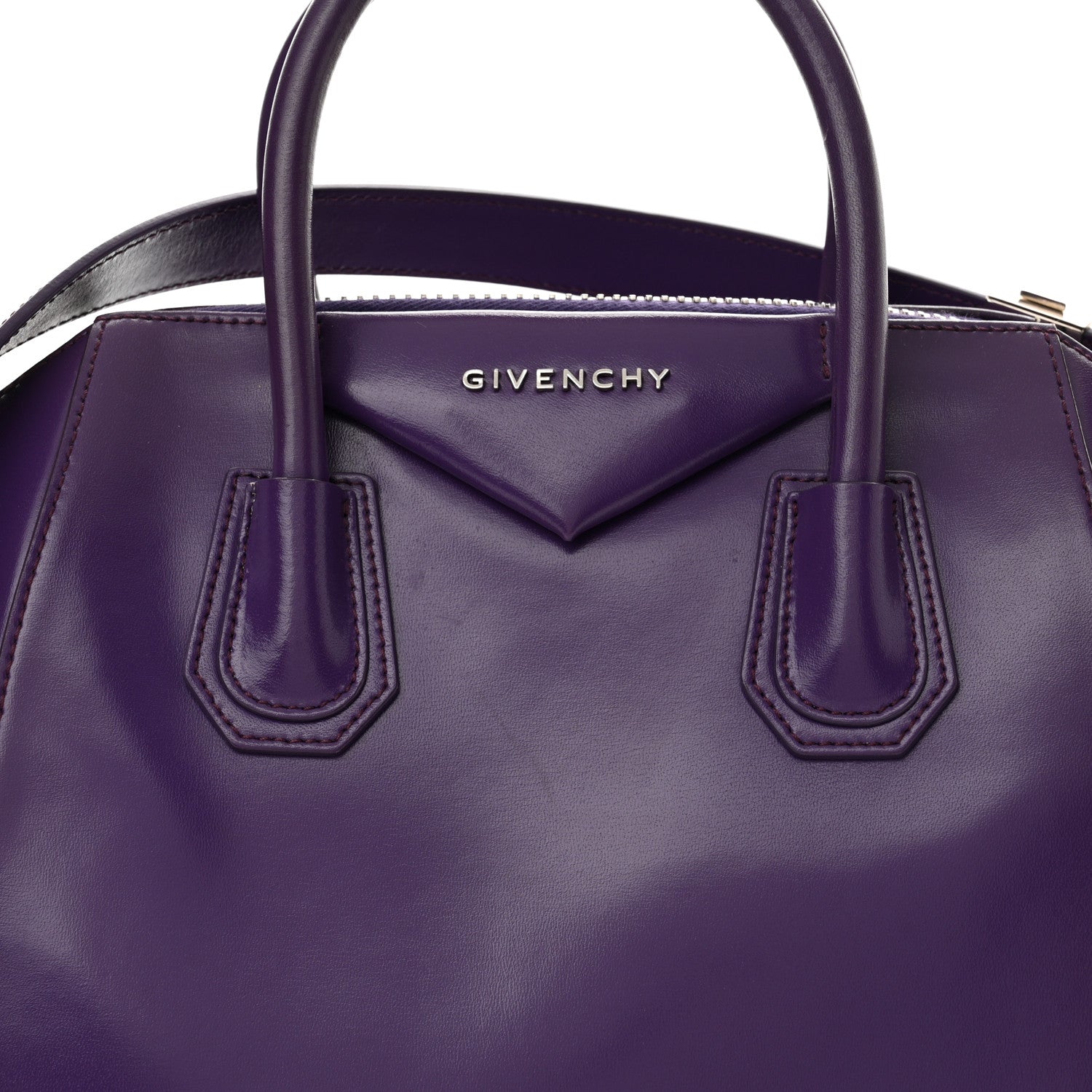 Givenchy Shiny Lord Calfskin Small Antigona Ultraviolet 8 of 13