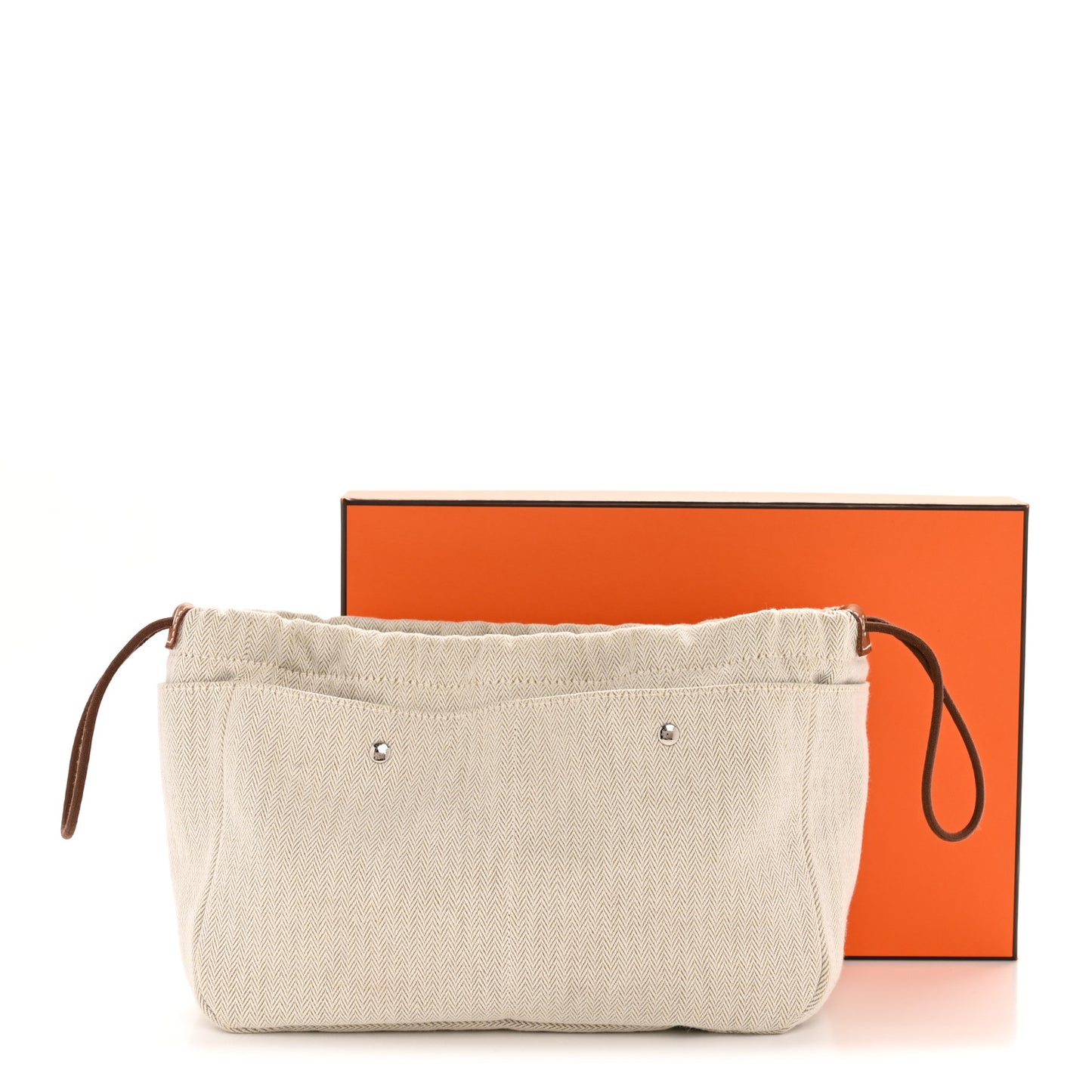 Canvas Barenia Fourbi 25 MM Pouch Naturel Fauve