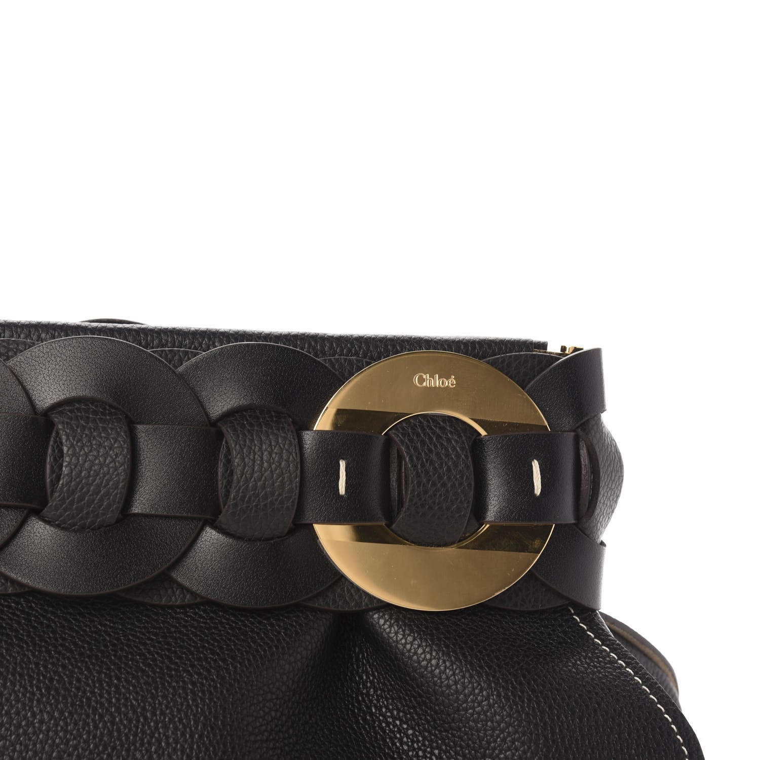 Chloe Grained Calfskin Darryl Clutch Black 10 of 10