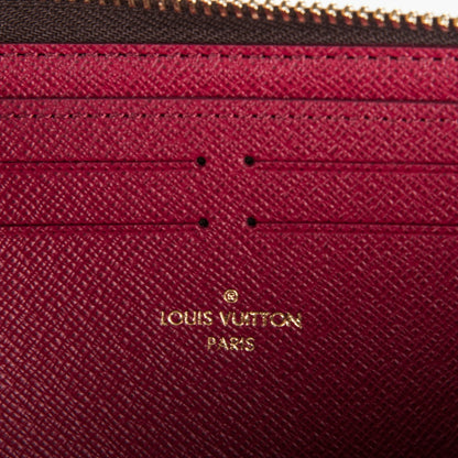 Louis Vuitton Monogram Clemence Wallet Fuchsia 6 of 7