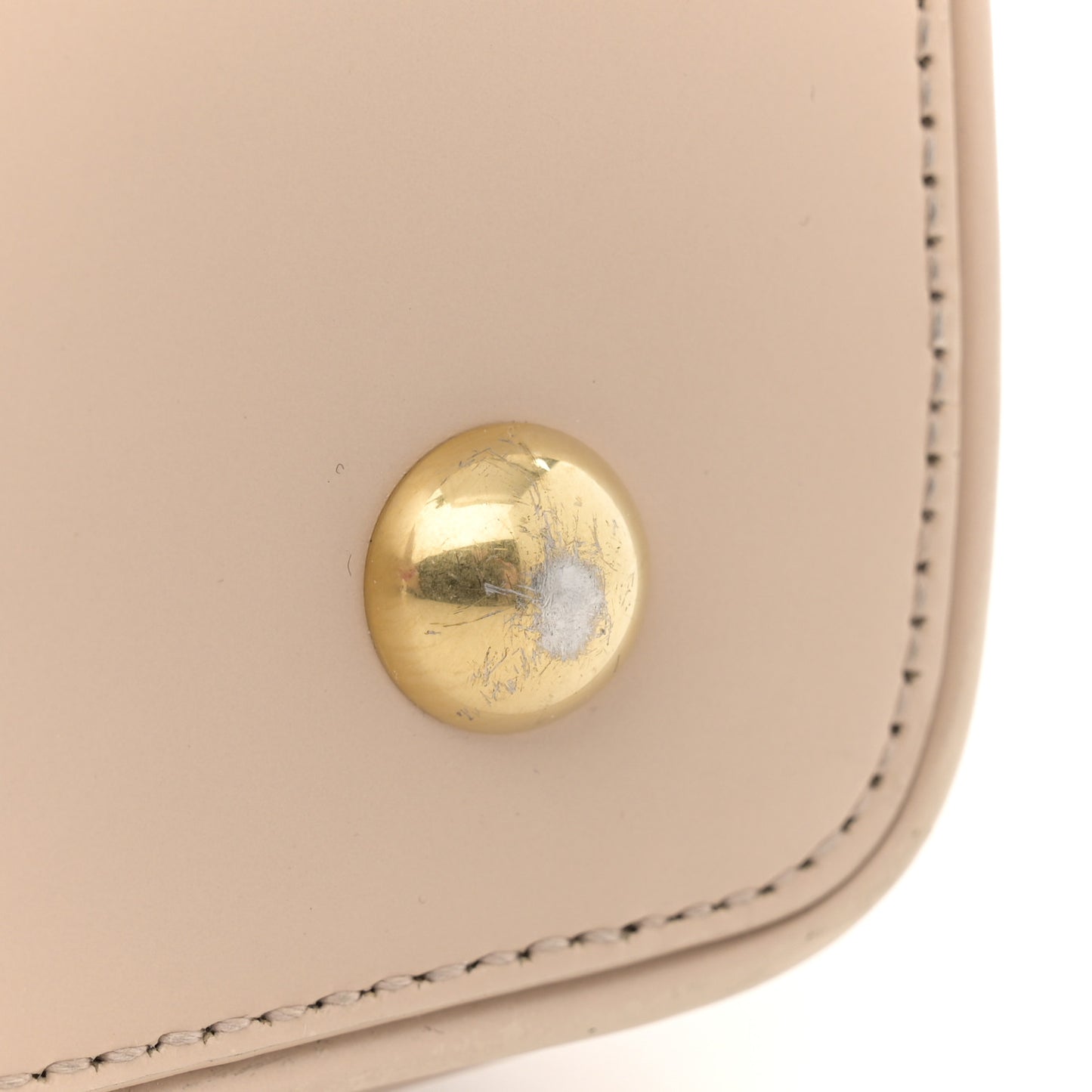 Calfskin Medium Emmanuelle Bucket Bag Nude Powder