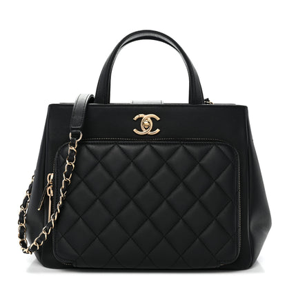 Chanel Caviar Quilted Small Business Affinity Shopping Bag Black 1 of 10