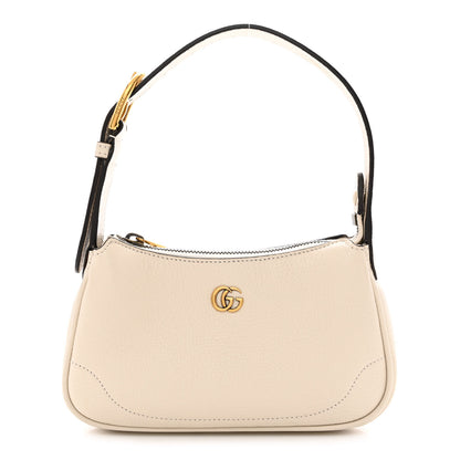 Gucci Goatskin Mini Aphrodite Shoulder Bag Mystic White 1 of 11