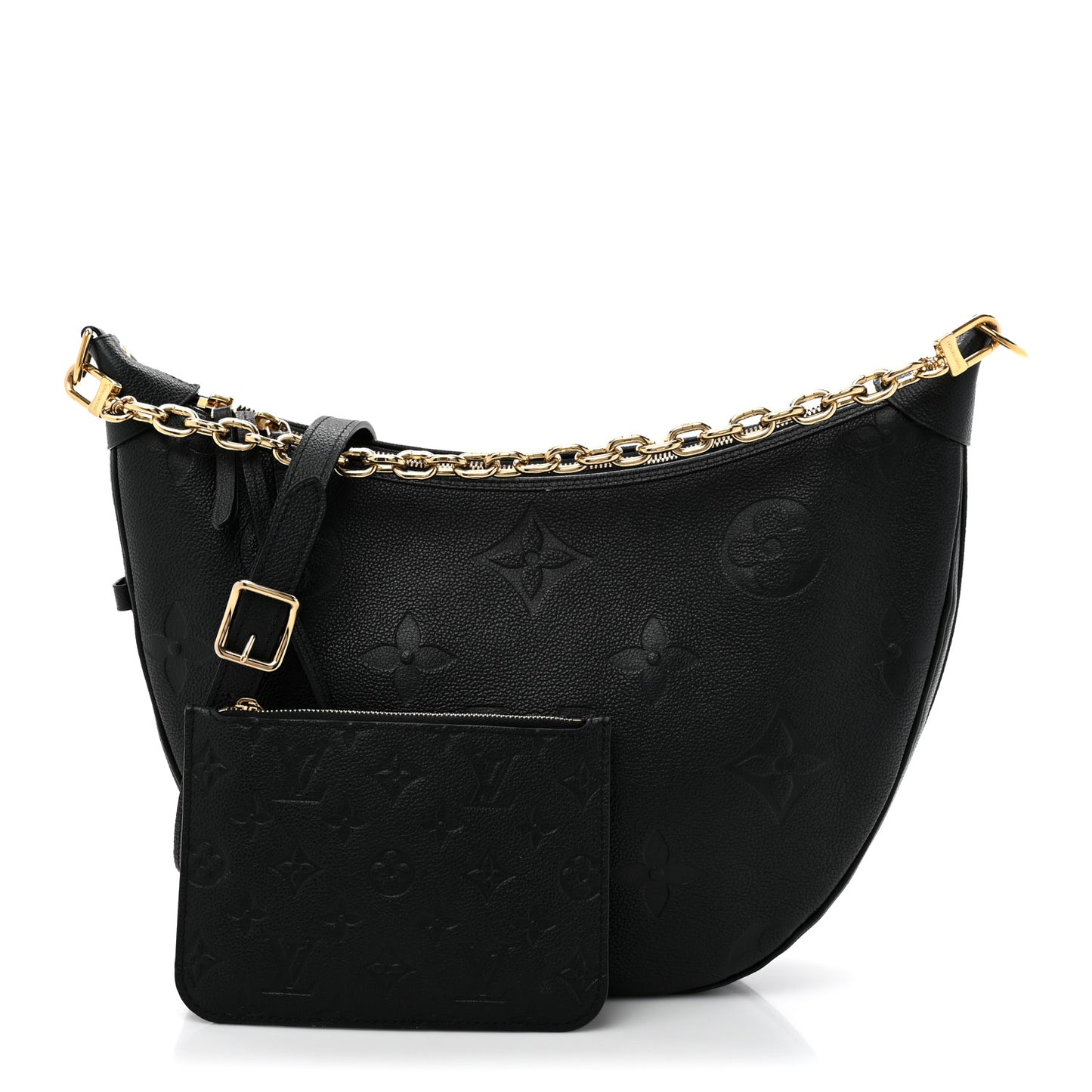 Empreinte Monogram Giant Loop Hobo Black