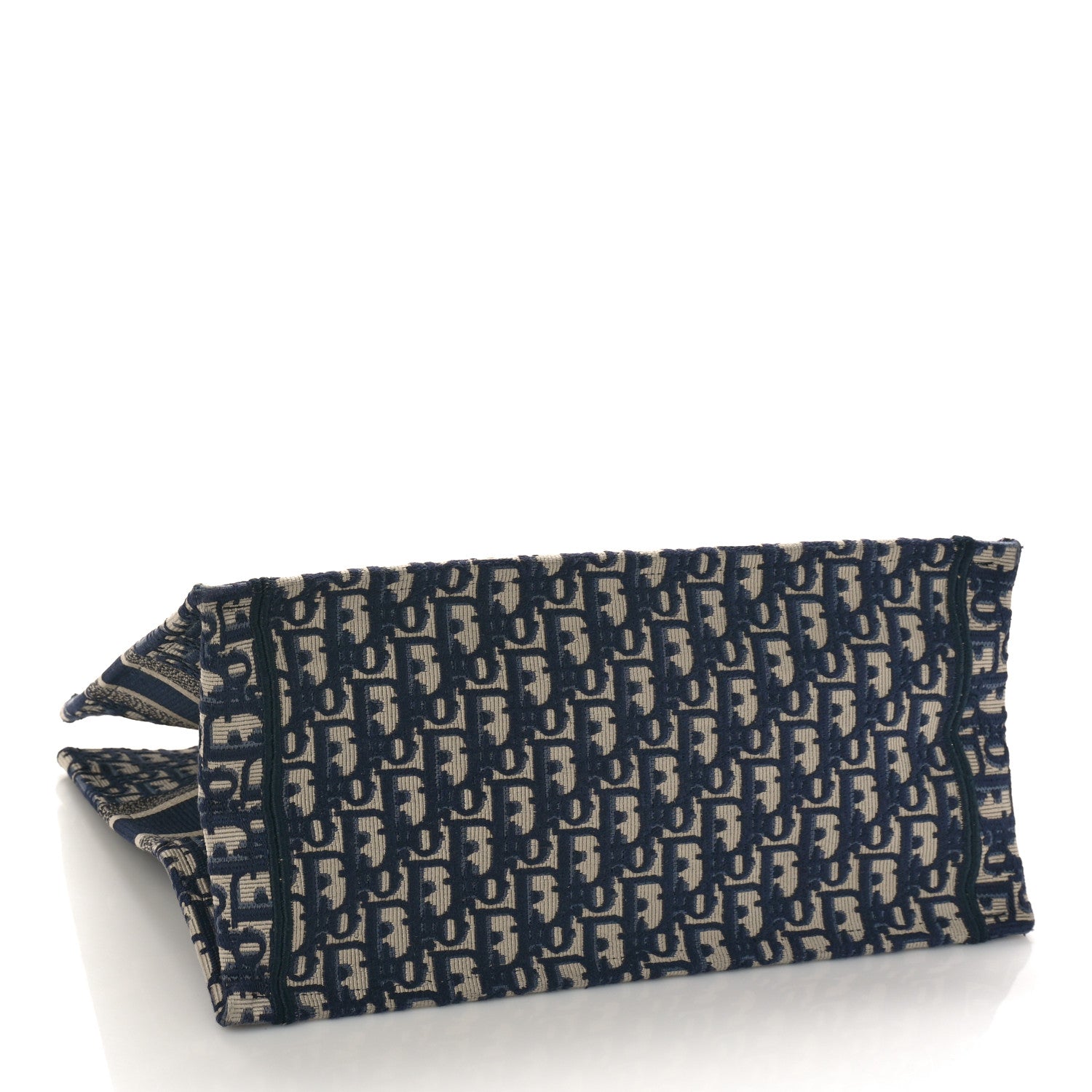 Christian Dior Oblique Medium Book Tote Blue Multicolor 4 of 10