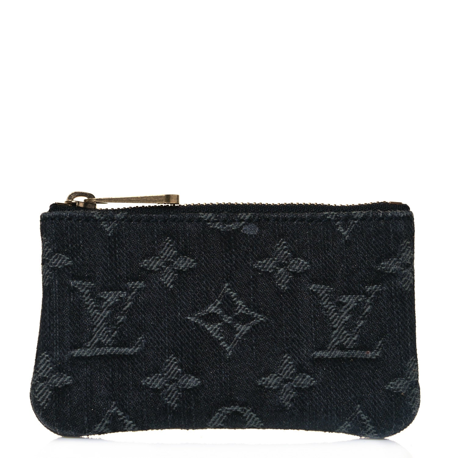Louis Vuitton Denim Neo Key Pouch Black 1 of 9