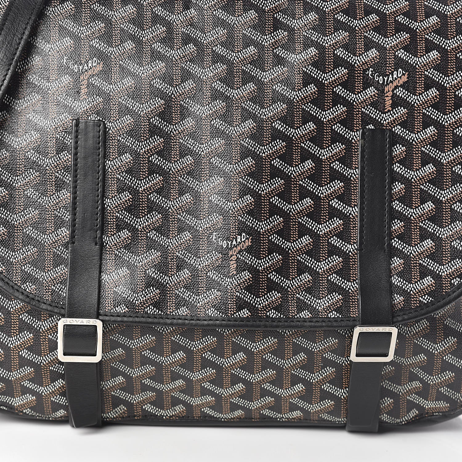 Goyard Goyardine Belvedere GM Messenger Bag Black 7 of 9