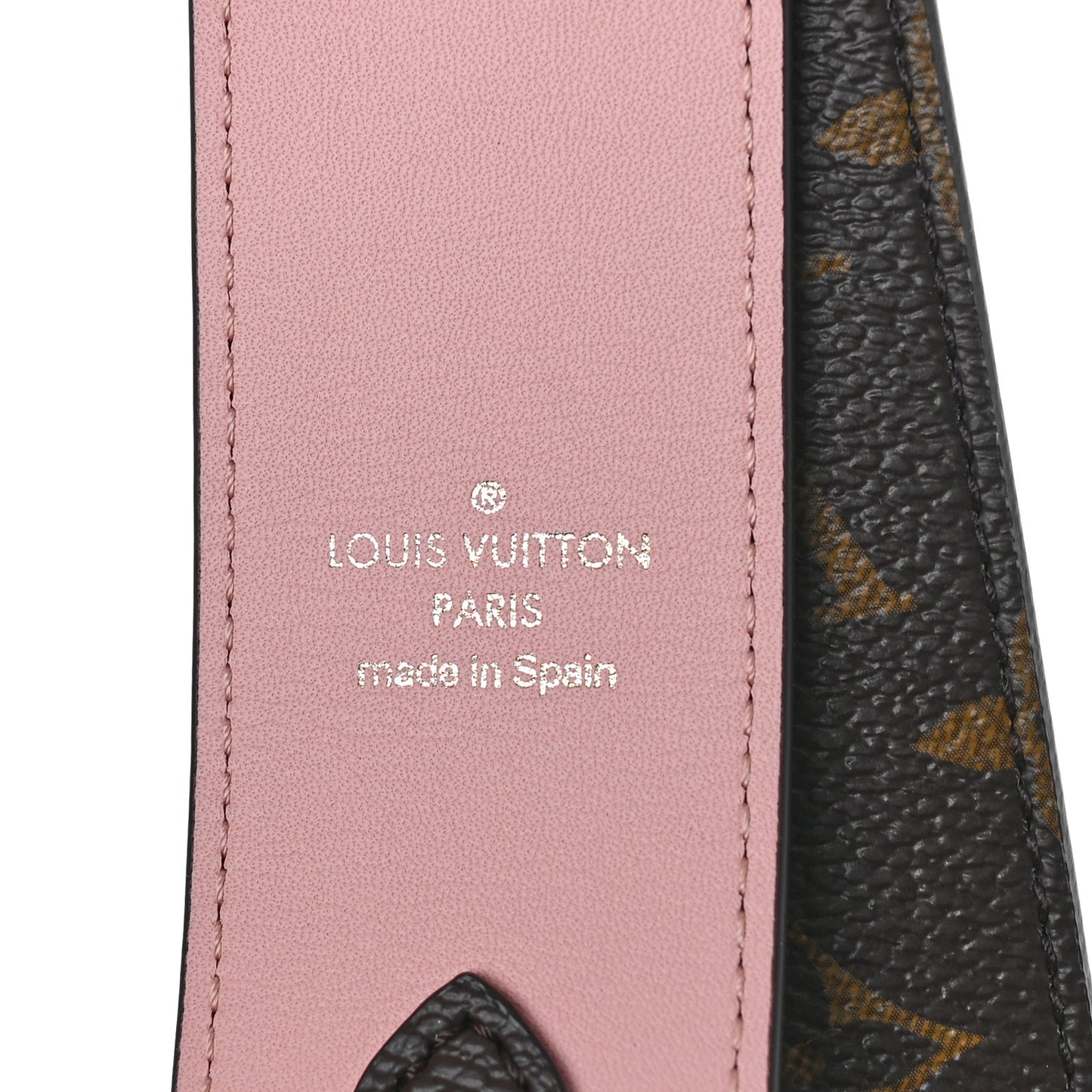 Monogram Bandouliere Shoulder Strap Rose Poudre