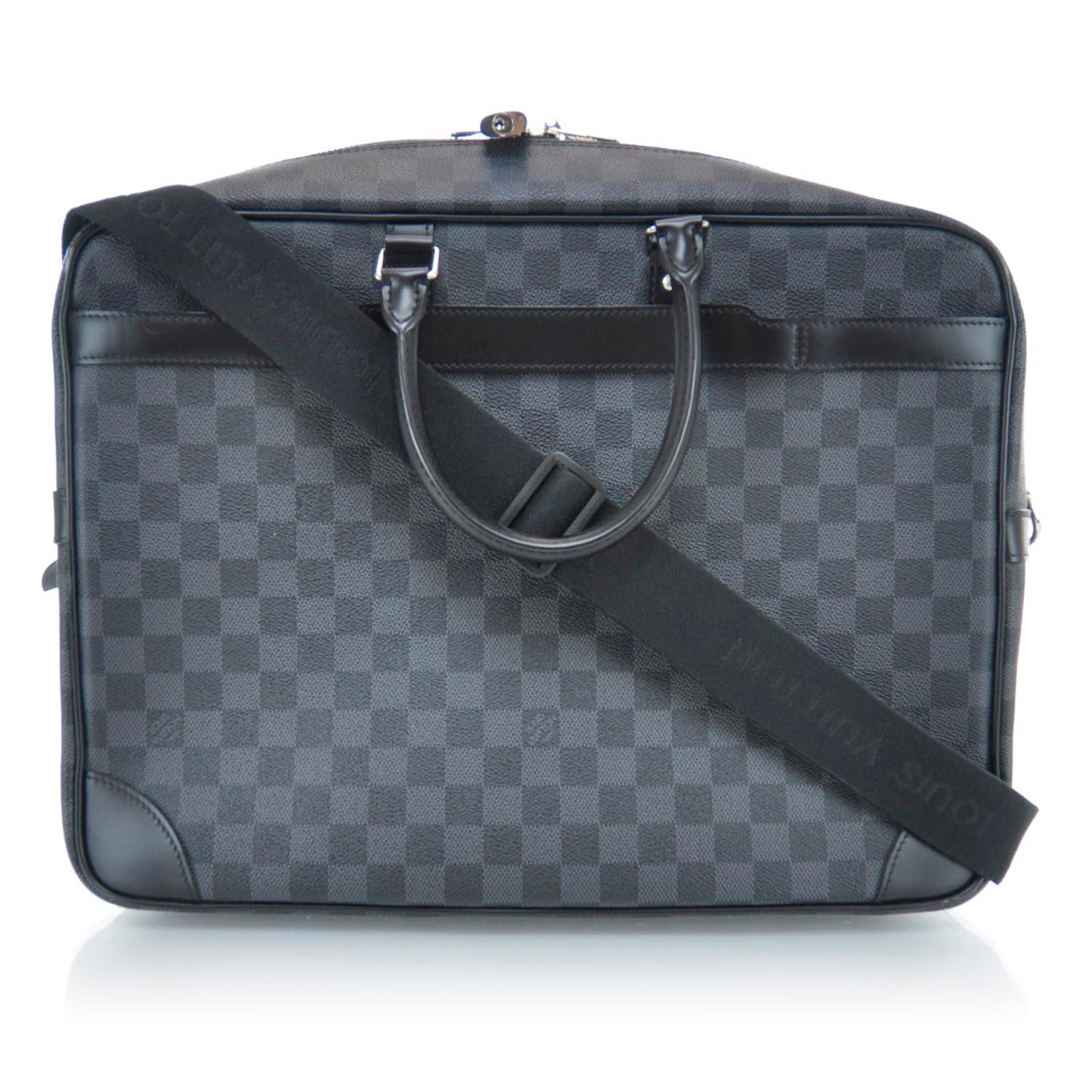 Damier Graphite Porte-Documents Voyage