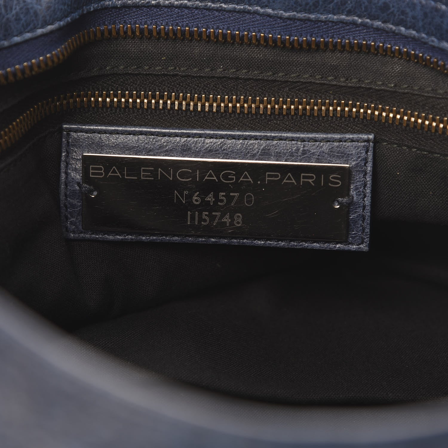 Balenciaga Agneau Classic Hardware City Bleu Roi 6 of 10