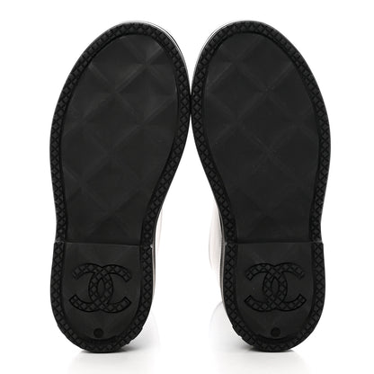Chanel Caoutchouk CC High Boots 37 Black 5 of 8