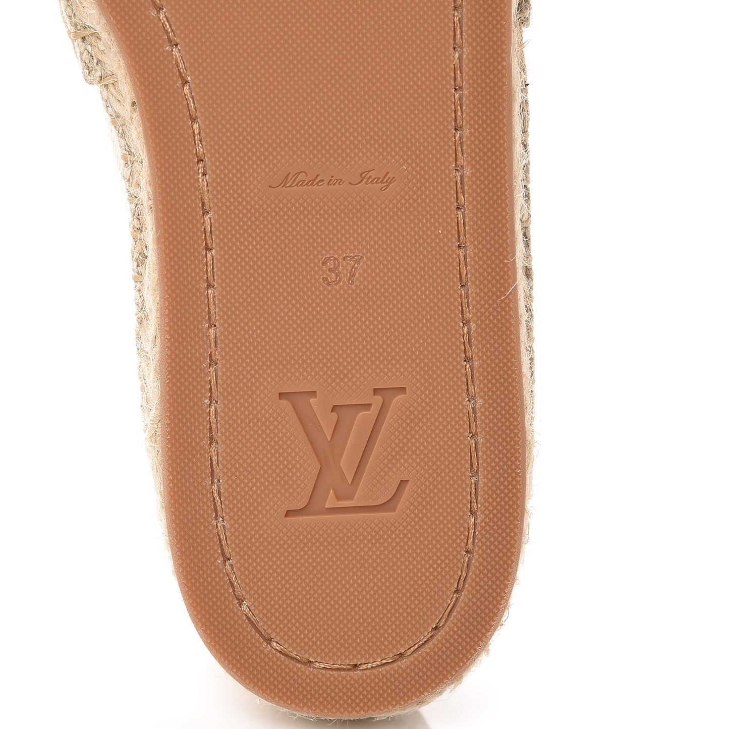 Canvas Seashore Espadrille Flats 37 Ecru
