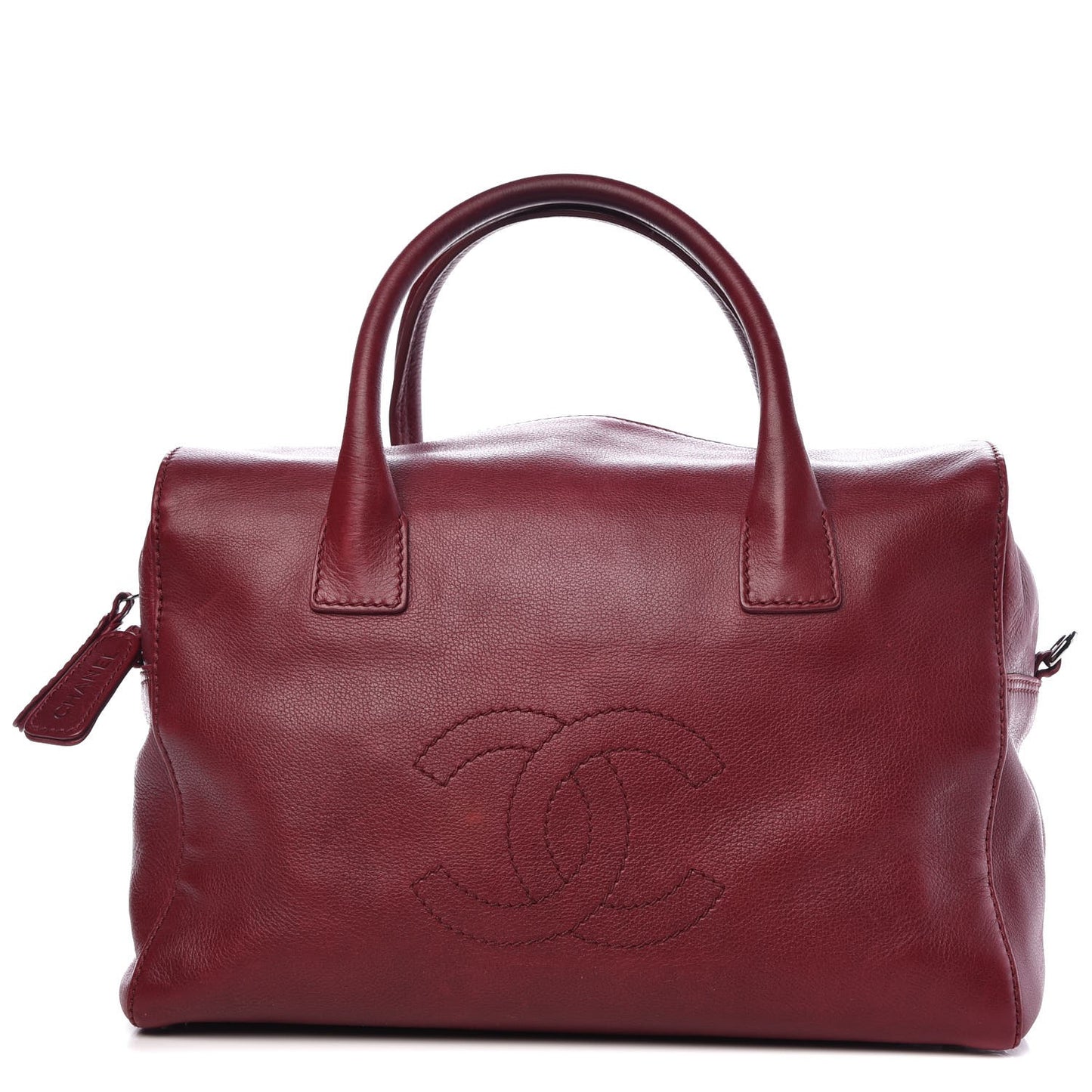 Calfskin CC Bowler Red