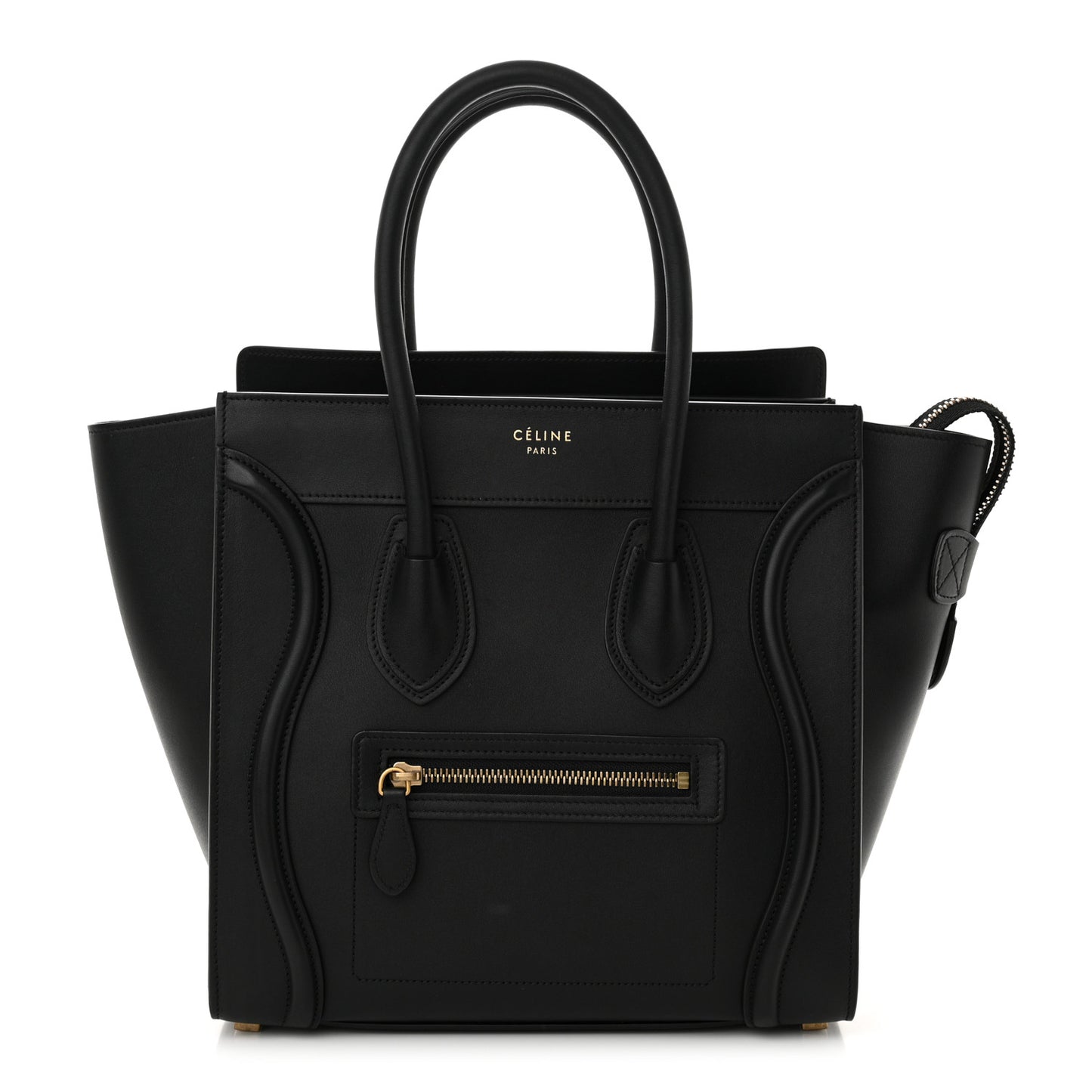 Smooth Calfskin Micro Luggage Black