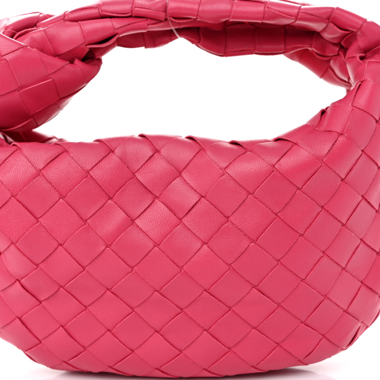 Nappa Intrecciato Mini Jodie Cranberry