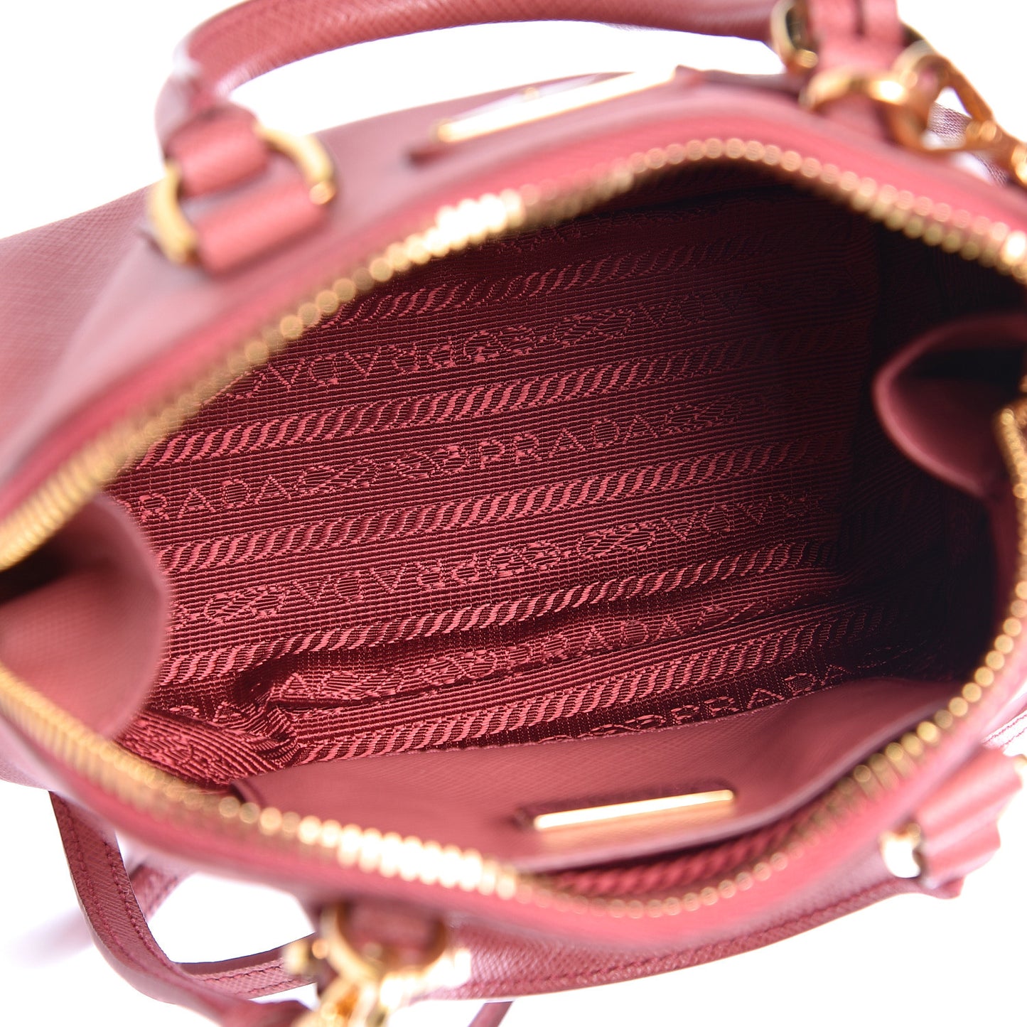 Saffiano Lux Mini Promenade Tote Peonia