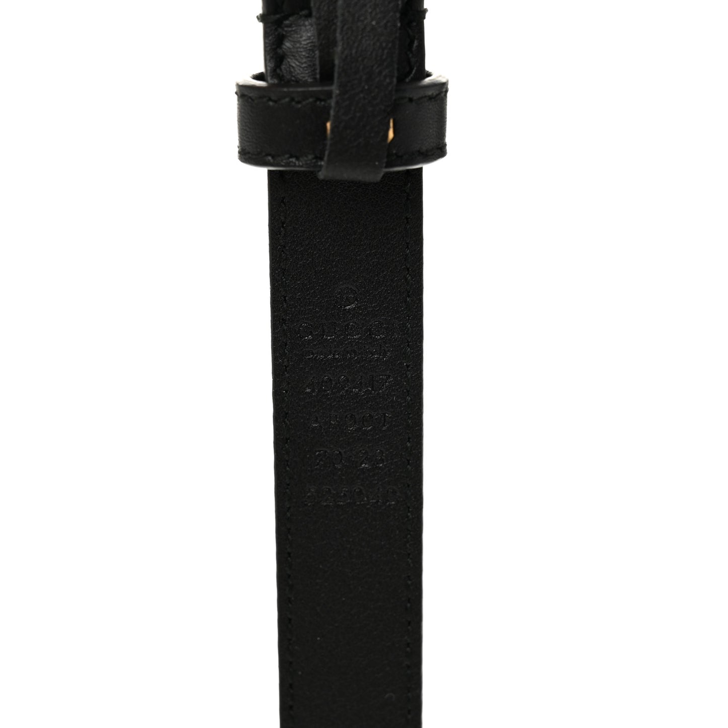 Calfskin Double G 20mm Belt 70 28 Belt Black