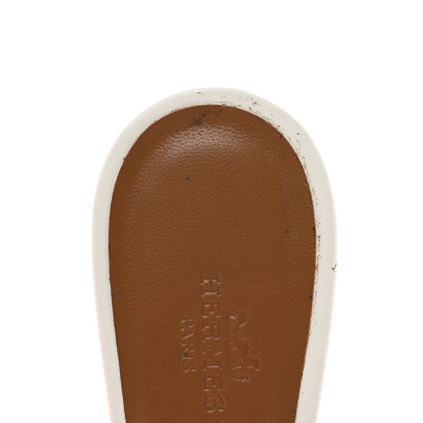 Calfskin Oasis Sandals 37 White