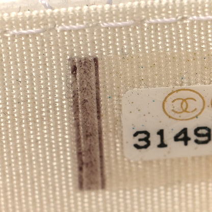 Chanel Caviar Quilted Boy Card Holder On Chain White 8 of 12