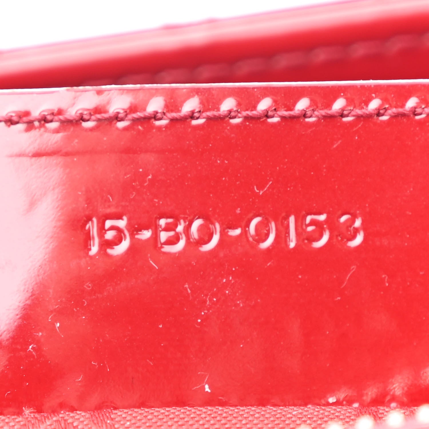 Christian Dior Patent Cannage Medium Lady Dior Red 7 of 10