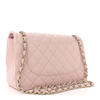 Chanel Caviar Quilted Jumbo Double Flap Light Pink 3 of 10