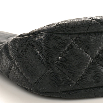 Chanel Caviar Quilted Twist Your Buttons Hobo Black 11 of 12