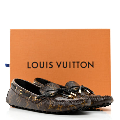 Louis Vuitton Patent Monogram Gloria Loafers 38 3 of 9