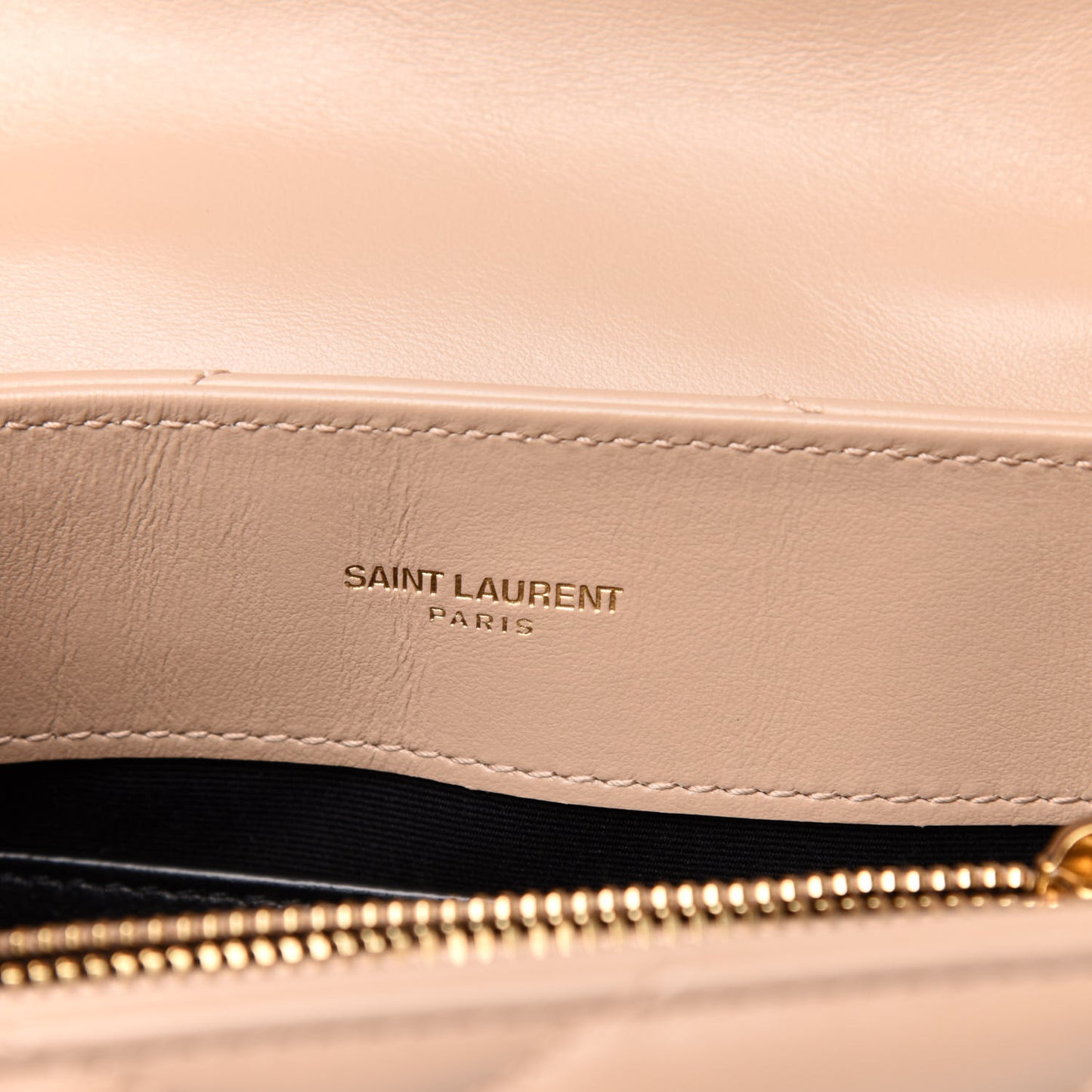 Calfskin Y Quilted Monogram Small Loulou Chain Satchel Dark Beige