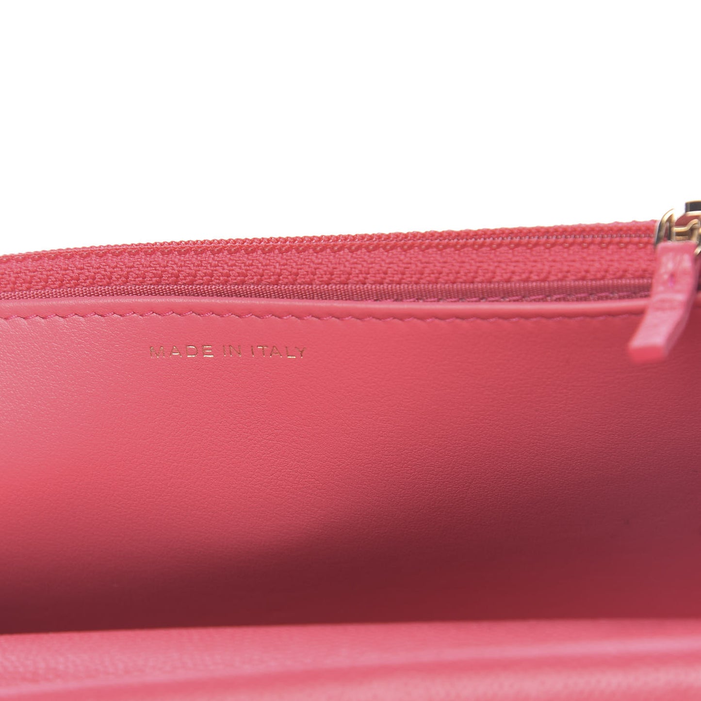 Caviar Quilted French New Wave Chain CC Wallet On Chain WOC Pink