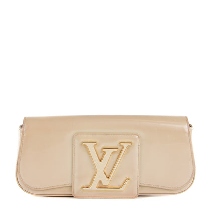 Louis Vuitton Patent Sobe Clutch Blanc Corail 1 of 8