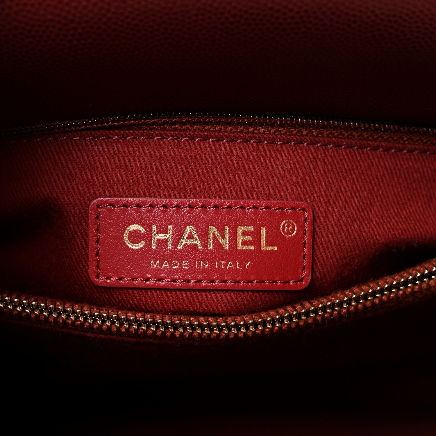 Chanel Caviar Quilted Small Coco Handle Flap Burgundy 6 of 10