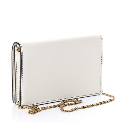 Christian Dior Calfskin J'Adior Wallet on Chain Pouch Off White 2 of 8