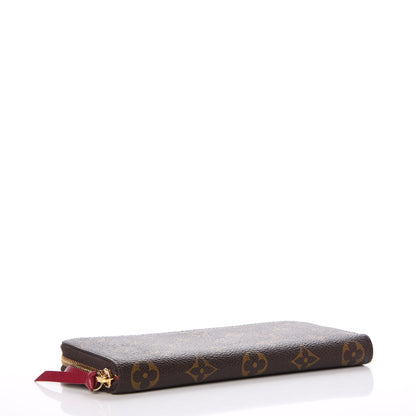 Louis Vuitton Monogram Clemence Wallet Fuchsia 4 of 8