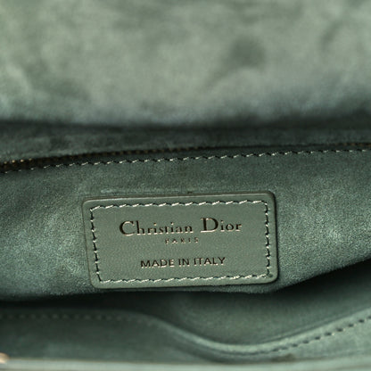 Christian Dior Lambskin Cannage Small My ABCDior Lady Dior Army Green 6 of 8