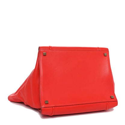 Celine Smooth Calfskin Medium Phantom Luggage Vermillion 4 of 11
