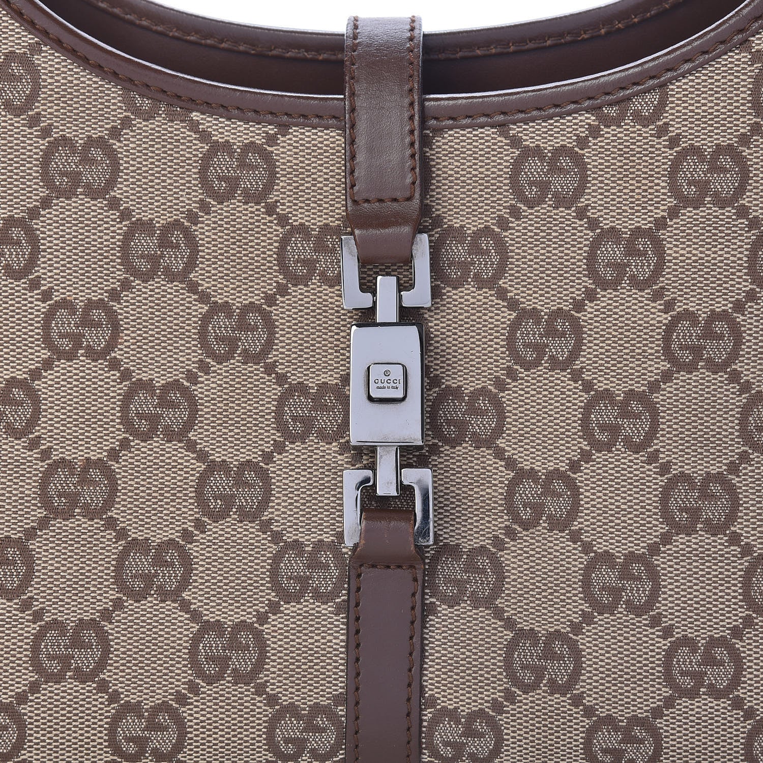 Gucci Monogram Small Bardot Brown 8 of 12