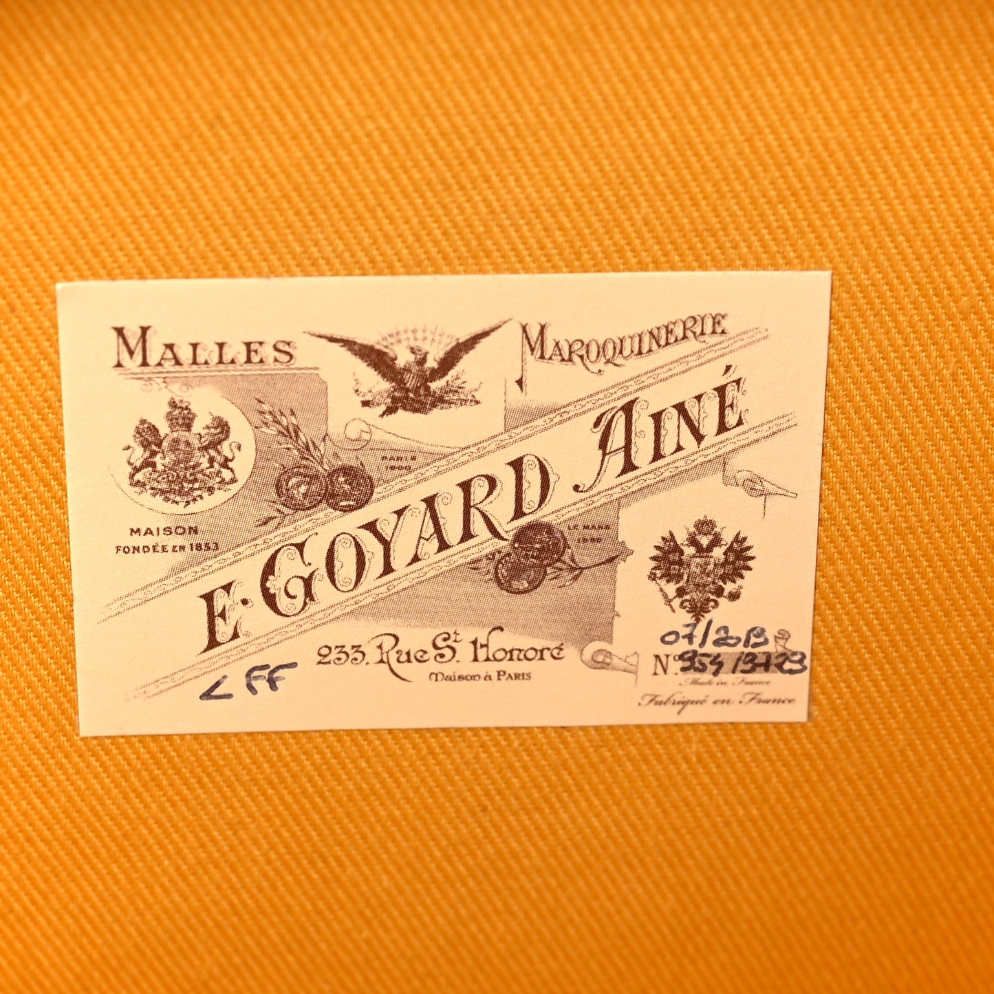 Goyardine Alto Hatbox Red