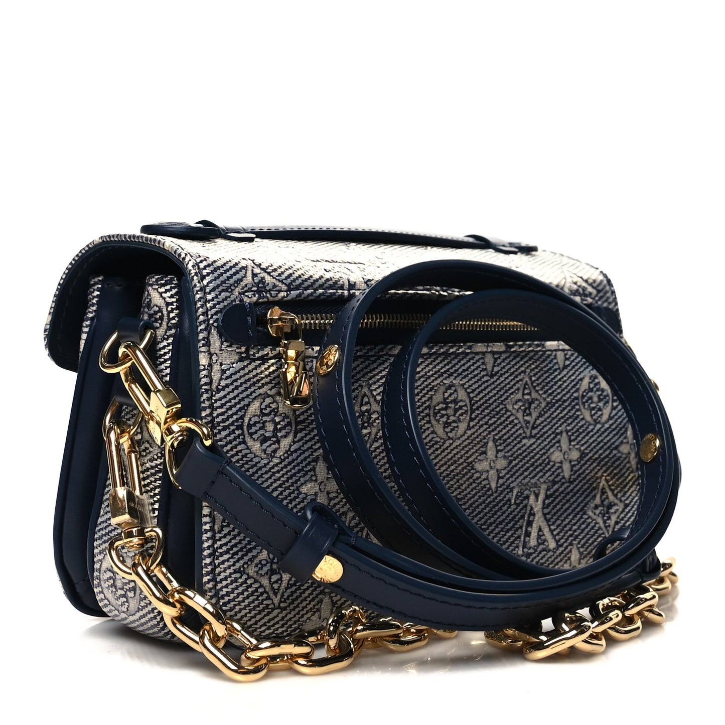 Monoglam Pochette Metis East West Blue
