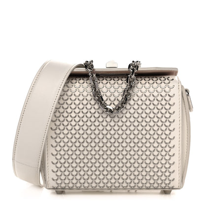 Alexander McQueen Calfskin Box Shoulder Bag 16 Cream 1 of 14