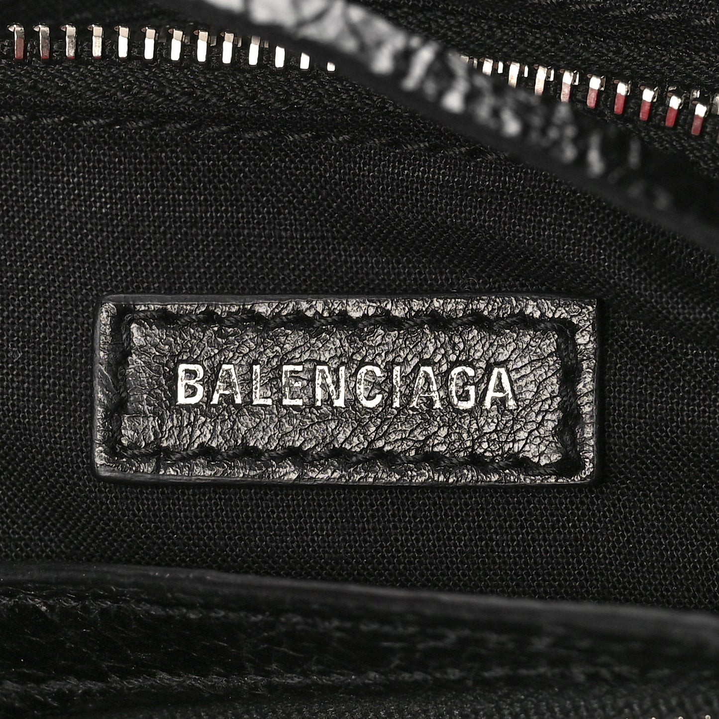 Agneau Classic Silver Hardware Mini City Black