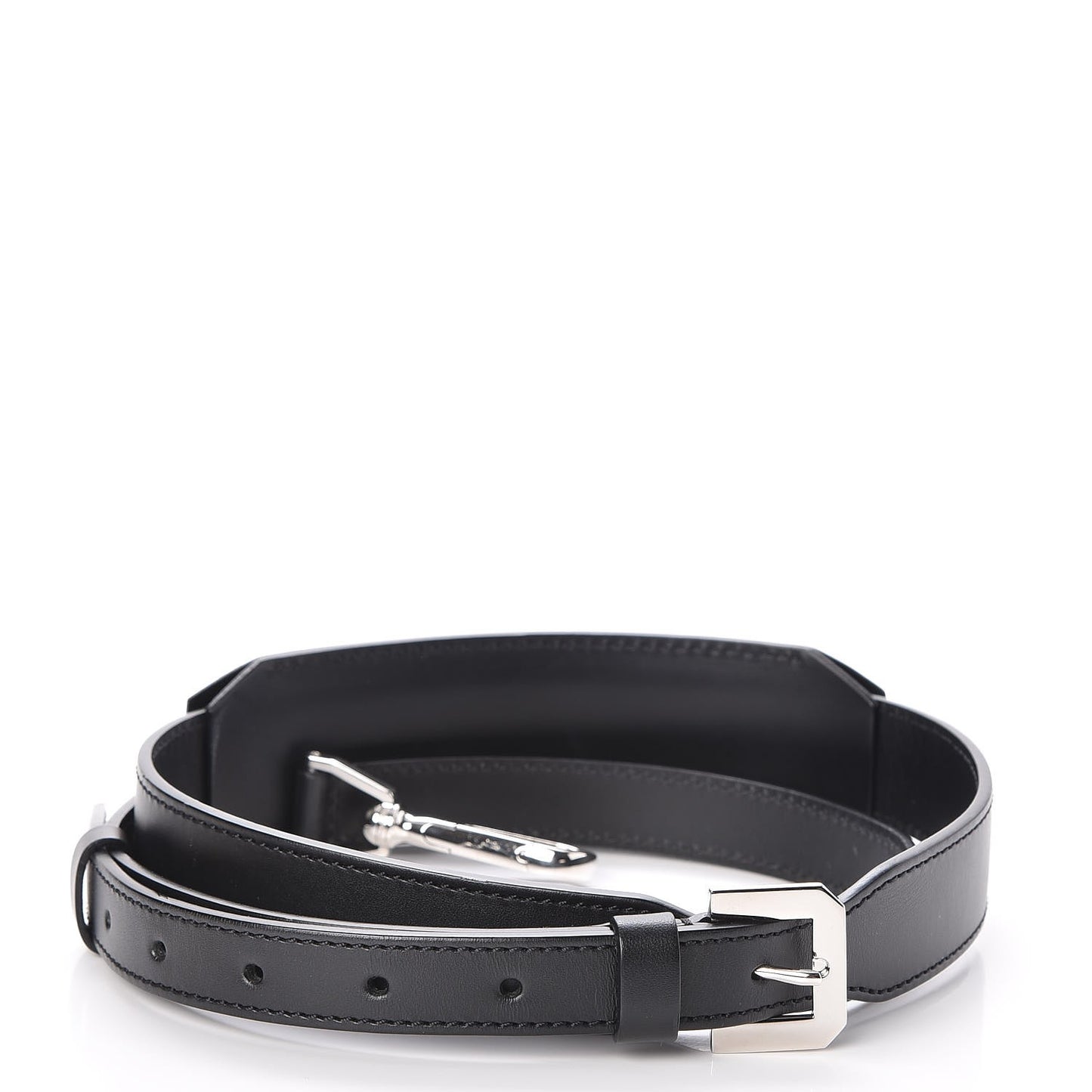 Calfskin Adjustable Shoulder Strap Black