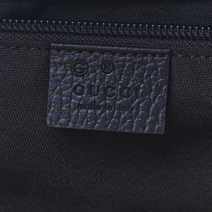 Gucci Monogram Dollar Calfskin Boston Duffle Bag Beige Ebony Testa di Moro Marrone Scuro 7 of 9
