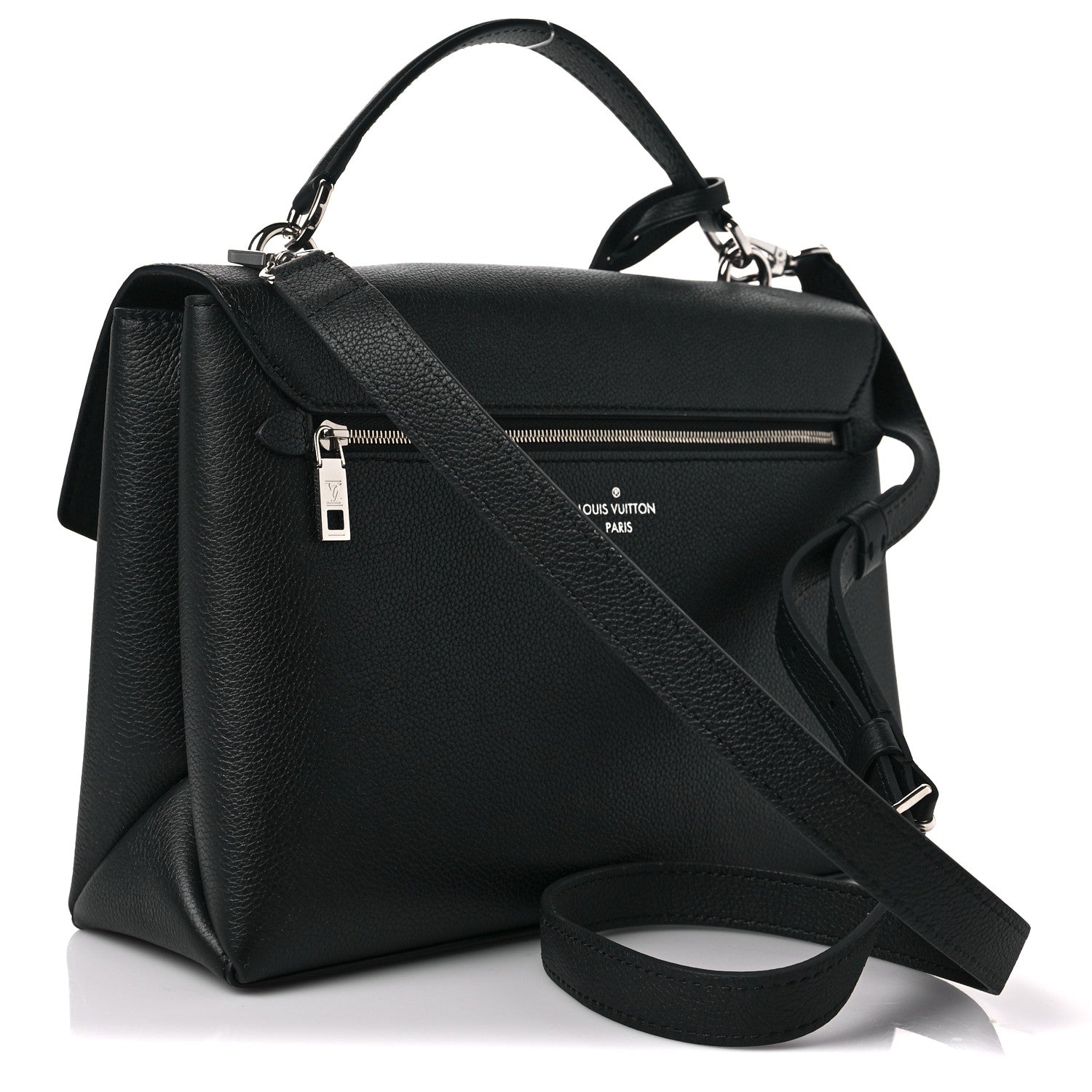 Louis Vuitton Soft Calfskin My Lockme Top Handle Black 3 of 6